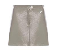 Courrèges - Reedition Vinyl Mini Skirt - - Skirts - Donna - Grigio - S