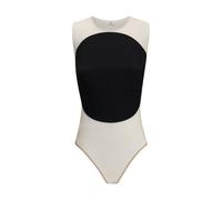 Courrèges Satin illusion hoop Bodysuit - M