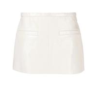 Courrèges, ,Skirts ,Donna ,Bianco ,S Mini Gonna A-Line in Vinile Heritage