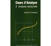 Cours D'Analyse. Tome 1, Analyse Vectorielle