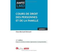 Cours de droit des personnes et de la famille