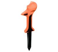 Course Golf Tee, Swing Trainer, Lightweight Compact Flexible Portable Strong Build Sturdy Base Improved Accuracy, Golf Driving Tee for Home Outdoor Activity, 3.27x0.98x0.79Inches, Orange, Green