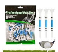 Course Golf Tee - Tee da golf in ABS per la guida, riduce l'attrito con struttura a griffe, attrezzatura sportiva per ibridi, legni, ferri da stiro, prove quotidiane