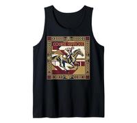 Course Hippique Art Deco Horse Racing Jockey Canotta