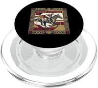 Course Hippique Art Deco Horse Racing Jockey PopSockets PopGrip per MagSafe