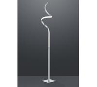 COURSE PIANTANA LED 11W 1150lm, 3000K ONDULATA ACCIAIO SATINATO H. 145CM DIMMERABILE