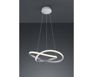 COURSE SOSPENSIONE LED 27,5W · 1x 3150lm, 3000K CERCHIO INFINITO ACCIAIO SATINATO D. 60CM