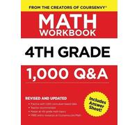 Coursenvy 4th Grade Math Workbook (Tascabile)