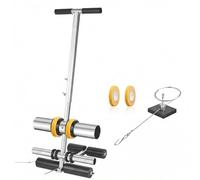 Court Line Striping Machine, marcatore manuale per campo da basket, larghezza regolabile per parcheggi, vialetto e campi da gioco