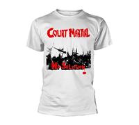 Court Martial No Solution (White) ufficiale Uomo maglietta unisex