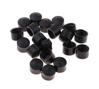 Courtieyeardceastea 20 pezzi di ricambio per skateboard longboard camion Pivot Cups tipo 2 nero