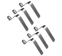 Courtieyeardceastea 6 pezzi 8 mm in acciaio inox kayak paddle tenda palo molla bottoni clip