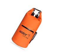 Courtieyeardceastea Borsa impermeabile da 10 l, per sport acquatici, immersioni, rafting, canottaggio, campeggio, canoa, nuoto, kayak, accessori rosa, Arancione, as description