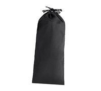 Courtieyeardceastea Borsa portaoggetti in nylon con coulisse per altre attrezzature treppiedi bastoncini da trekking 15 x 35 cm nero, Nero, 15 x 45 cm, 15x45cm