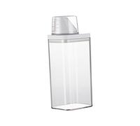 Courtieyeardceastea Contenitore per riso dispensa con misurino, dispenser per detersivo per bucato, M (1100 ml), bianco, Bianco, 1500 ml, 1500ml, come descrizione