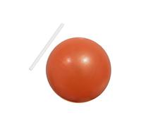 Courtieyeardceastea Piccola palla da pilates resistente per allenamento a casa, palestra, equilibrio, arancione, 20-25 cm