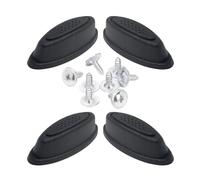 Courtieyeardceastea Supporto per bagagli, con piedini laterali, resistente, per tutte le valigie, Nero , 5.9cmx2.1cmx1.8cm, come descrizione