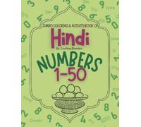 Courtney Bhenderu Hindi Numbers Jumbo Coloring & Activity Book (Tascabile)