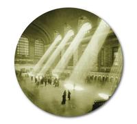 Courtside Market Grand Central Terminal Foto Vintage Decor Circolare In Legno