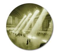 Courtside Market Grand Central Terminal Foto Vintage Decor Circolare In Legno