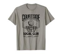Courtside Social Club Basket Design Maglietta