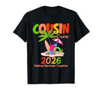 Cousin Crew 2026 Summer Vacation Beach Family Trip Matching Maglietta