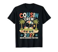 Cousin Crew 2027 Fare ricordi Insieme Vacanza al Mare Maglietta