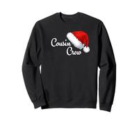 Cousin Crew - Pigiama Natalizio per Feste, Gruppo Coordinato Divertente Felpa