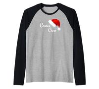 Cousin Crew - Pigiama Natalizio per Feste, Gruppo Coordinato Divertente Maglia con Maniche Raglan