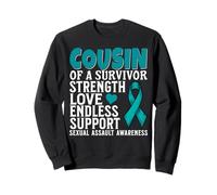 Cousin of a Survivor Sexual Assault Awareness Items Gifts Felpa