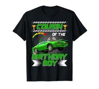 Cousin of The Birthday Boy Race Car Party Family Matching Maglietta