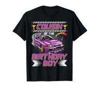 Cousin of The Birthday Boy Race Car Party Family Matching Maglietta