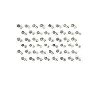 Cousin Set di ciondoli con segno zodiacale fai da te, 48 count, Metallo