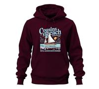 Cousins Beach We'll Always Have Summer I Got Pretty Felpa con cappuccio unisex, bordeaux, M