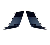 COUSOPO Fendinebbia Auto Modanatura decorativa per paraurti anteriore, fendinebbia, colore argento/nero lucido per RS6 2011-2018 Faro Lavoro LED(Black Pair)