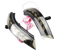 COUSOPO indicatore direzione Dinamica LED Indicatori direzione Lampeggiatore Acqua Che Scorre Lampeggiante Luce Per Cadillac CT4 CT4-V 2020-2022 ATS ATS-V 2013-2019 Freccia Lampada auto(Smoky-black)