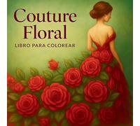 Coutur floral Libro para Colorear