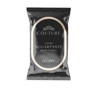 Couture Pasta di Zucchero Nero, Pasta di Zucchero Fondente di Ottimezza Professionale, Liscia e Simile alla Porcellana, 1 kg