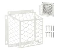 Couverture De Ventilation Extérieure - Grille D’Aération Sèche-Linge Maison, Acier Galvanisé Durable Anti-Rouille, Protection De Sortie D’Air | Capot Extérieur Pour Mur Maison Garage Buanderie Sécurit