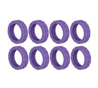 Couvre-Roues de Bagages en Silicone - 8 Pièces Manchon de Roue Universel