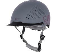 Covalliero 3230152 Beauty 2.0 - Casco da equitazione 4 punti, colore: grigio, 48-51 cm