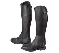 Covalliero 324030 - Gambali in ecopelle elastica, taglia S, colore: Nero