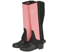 Covalliero Bambini Kinde Rmini Chaps Lilli Taglia Adulto, Nero/Rosa, 152