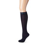 Covalliero Calzini da Equitazione Grado, Paio, Taglie 40-42, Blu Notte, Tessuto Misto, da Cavaliere, Lavabili in Lavatrice a 30°C, con Elastico in Vita