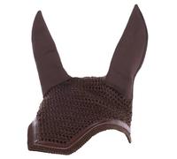 Covalliero Cuffia per mosche con orecchie da mosca Linea marrone, taglia: Cob/Full