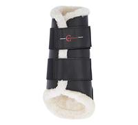 Covalliero Ghette in pile anteriore nero, M