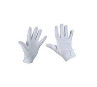 Covalliero Guanti da equit. in cotone, Jersey, t. XL, bianco