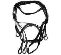 Kerbl 32171 - Briglia per purosangue Standard in Pelle Nera