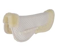 Covalliero Kerbl Cuscino per Sella, Bianco, Pelliccia Sintetica, Full