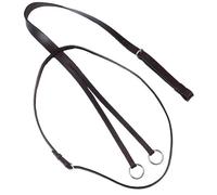 Martingala ad anello in cuoio per cavalli Covalliero Noir Pony